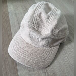 Stussy Cream Textured Cap NWT